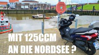 Mit 125ccm an die Nordsee?  300km mit dem Kymco Downtown 125i