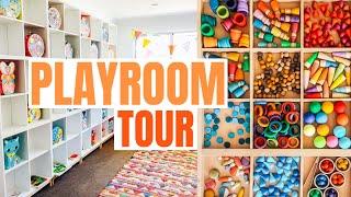 LARGE FAMILY KIDS PLAYROOM TOUR!