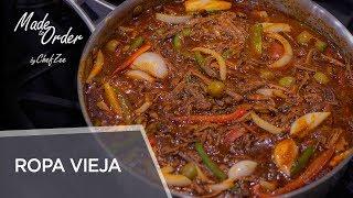 Ropa Vieja | Braised Shredded Beef Brisket | Cuban Recipes | Made To Order | Chef Zee Cooks