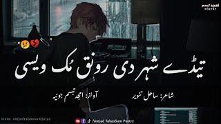 Tede Shahar Di Ronaq Muk Wesi | Saraiki Poetry By Amjad TabasSum Joiya