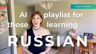 HAVE FUN AND SING ALONG. AI generated songs in English about learning Russian as a foreign language