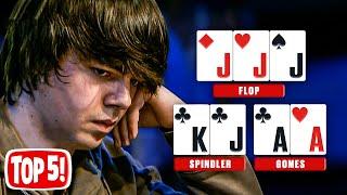 Top 5 Most EPIC Poker Hands You Must Have Seen ️ PokerStars