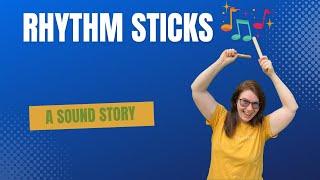 Rhythm sticks for preschool music class. An easy percussion for children