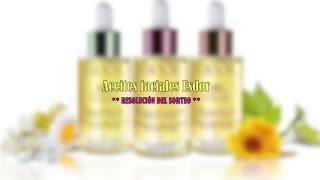 Resolución sorteo | Aceite facial de Esdor