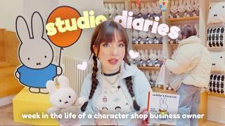 SMALL BUSINESS VLOG  Week in the life running my business & Art inspiration at the Miffy Exhibition