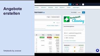 Angebote erstellen mit fortytools by zvoove - Video Tutorial