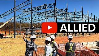Pre Fabricated Steel Building Kits | red iron metal building kit | Allied Steel Buildings