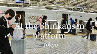 【PHOTOVLOG】FUJIFILMX100F/At the Shinkansen platform/Japanese bullettrain/streetphotography