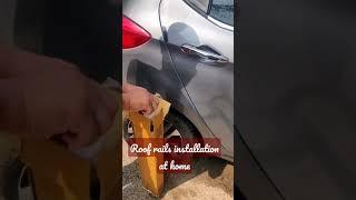 how to install roof rails on car at home