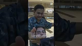 Luke Damant rewards kind barber in Malaysia   #shorts