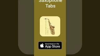 Saxophone Tabs app [iOS, voice-over]