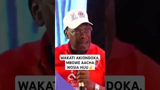 WAKATI AKIONDOKA, MBOWE AACHA WOSIA HUU #chadema #mbowe #lissu #globaltv #breaking