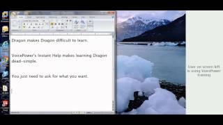 VoicePower Training for Dragon NaturallySpeaking Demonstration