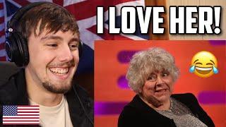 American Reacts to Miriam Margolyes on Graham Norton!