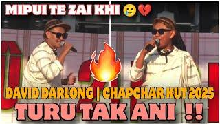 DAVID DARLONG | CHAPCHAR KUT 2025 | Performed Bon Turuu.. Mipui Zai Khi ️  [ Reaction !! ]