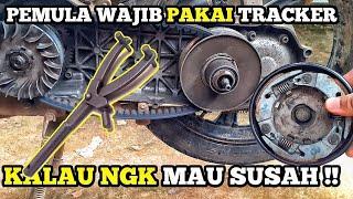 BEGINNER MUST USE CVT TRACKER, HOW TO OPEN CVT AND MIO MATIC MOTOR CLUTCH, OPEN CVT MIO,