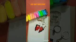 KeychainMakingWithClay #viral #easy #diy #love  #shots #craft #art #creative #clay #keychain #shorts