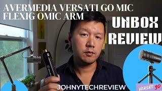 AVerMedia USB Mic & Mic Arm Unboxing and Review