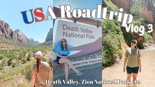 Death Valley & Zion National Park| USA Roadtrip im Campervan vl. 3| Amynatalie