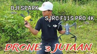 Dji Spark VS SJRC F11s Drone Semi Pro Murah Harga 3 Jutaan