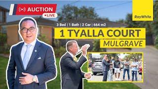 Live Auction @ 1 Tyalla Court, Mulgrave - Auction Results Melbourne