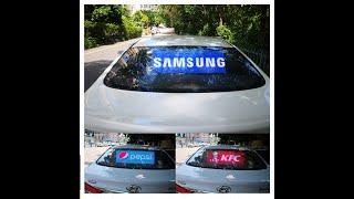 HD P2.6 Car Rear Window Transparent LED Display