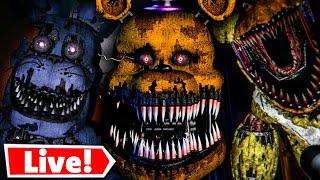 THE SCARIEST FNAF 4 GAMES | 400K SUBS LIVESTREAM