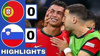 Portugal vs Slovenia (0-0) Extended HIGHLIGHTS | EURO 2024 Round Of 16!