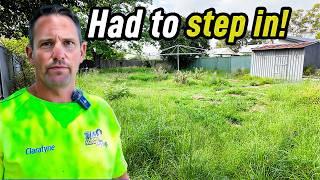 The Overgrown Backyard NIGHTMARE No One Dared to Touch! Part 2 Of this Mega Clean Up