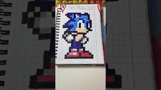 Sonic Pixel Art  #pixelartideas #pixelart  #artpixellab #sonic #sonicpixel