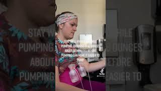 Breast pump routine