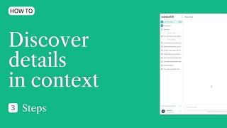 How to discover details in context with scienceOS? | AI Research Tool for Literature Research