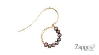 Chan Luu Taupe Freshwater Pearl Drop Earrings SKU: 9167954