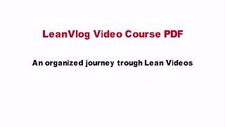 LeanVlog Course in PDF.