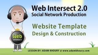 1. Social Network Website Building Tutorial Series Intro and Template Production