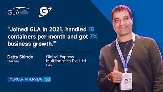 【GLA Voice】Mr. Datta Shinde got 7% business growth | GLA Global Logistics Alliance