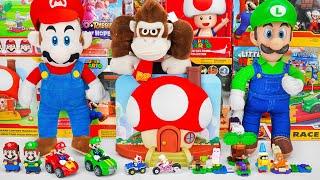 Super Mario Bros Unboxing Toys Review | Nintendo Super Mario Deluxe Toad House Playset | ASMR