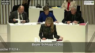 16.11.2017, Beate Schlupp, CDU-Fraktion, Landtag M-V, 26. Ostseeparlamentarierkonferenz in Hamburg