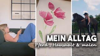 Pferde, Pinsel und Prokrastination: Mein Alltag in einem Video I Mellis Blog