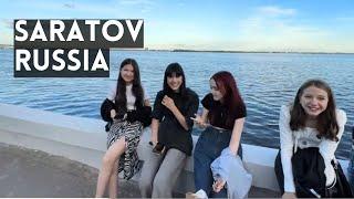 NOT Moscow! SARATOV, Russia! Another Great City on VOLGA River! LIVE