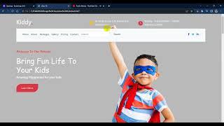 Kiddy Website Template | Designed by Shariful Islam Salam