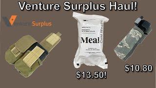 Venture Surplus Haul Unboxing: Cheap MREs!
