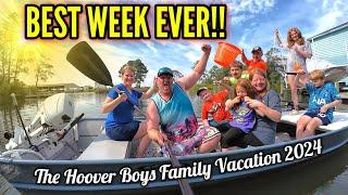 BEST WEEK OF MY LIFE!! WATERFRONT FAMILY VACATION 2024