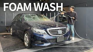 Mercedes-Benz E250 FOAM WASH | ASMR | CAR WASH | CAR DETAIL | W212 |