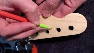 How to add Fender locking tuners to a brand new neck