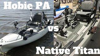 Hobie Pro Angler vs Native Watercraft Titan (Which Fishing Kayak is Better?)