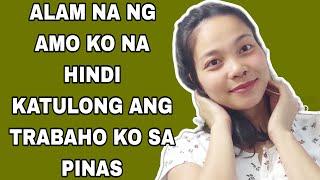 ALAM NA NG AMO KO NA HINDI AKO NAGING KATULONG SA PINAS||FIRSTIME DOMESTIC HELPER