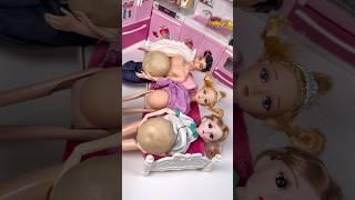Satisfying With Dolls Set Toys Unboxing , ASMR Review Toys  #shorts