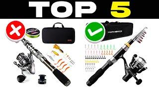 TOP 5 BEST FISHING RODS for BEGINNERS 2025 | Affordable FISHING RODS on AMAZON