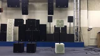 Newest Exclusive mini line array sound system Dual 5inch coaxial speaker for meeting room